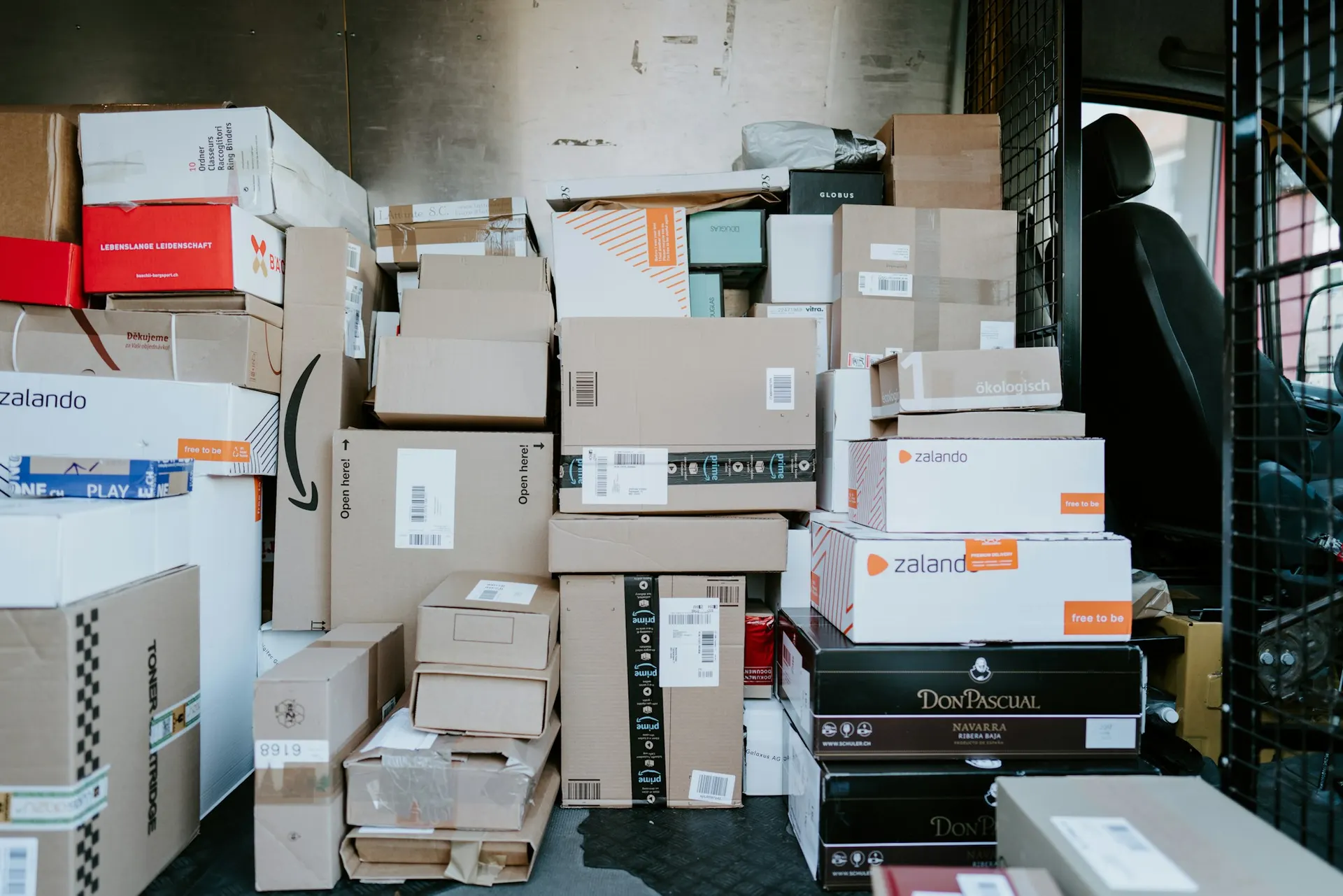 Business technology devices prepared for an office equipment rollout.