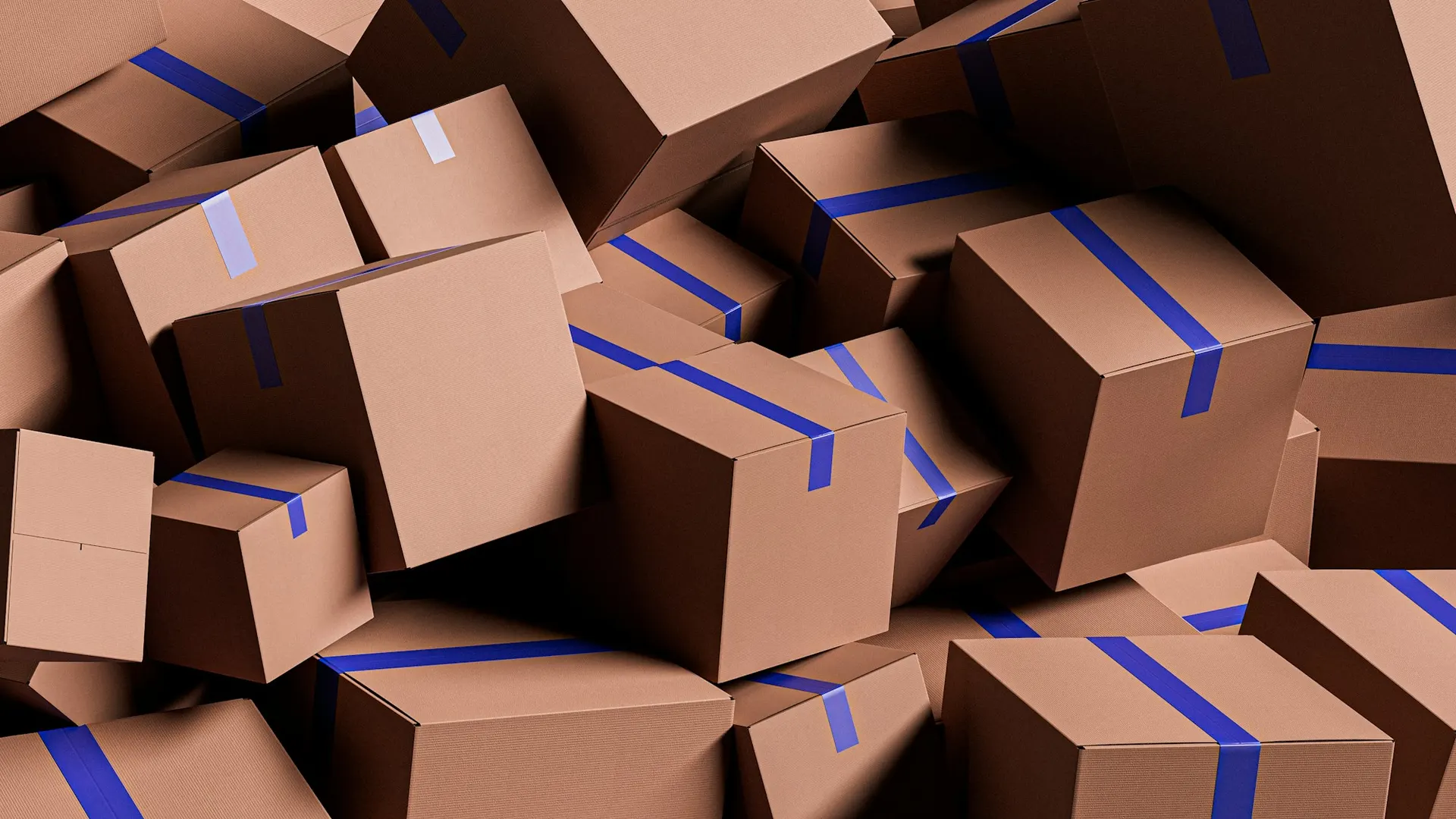 Packaged electronics ready for onward supply and distribution.